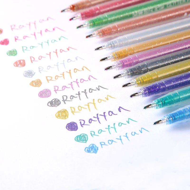 12 colors/Set Glitter Pen Highlighter Color Changing Flash Marker Gel Pens Drawing Scrapbook Album Journal DIY Stationery School
12 colors/Set Glitter Pen Highlighter Color Changing Flash Marker Gel Pens Drawing Scrapbook Album Journal DIY Stationery School