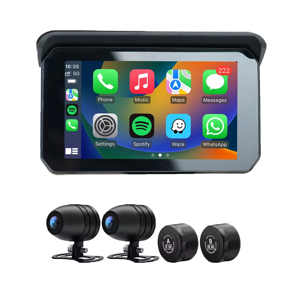 All-in-One Motorcycle GPS Navigator - CarPlay, DVR, Waterproof, Android Auto Ultimate Riding Companion For Modern Bikers
All-in-One Motorcycle GPS Navigator - CarPlay, DVR, Waterproof, Android Auto Ultimate Riding Companion For Modern Bikers