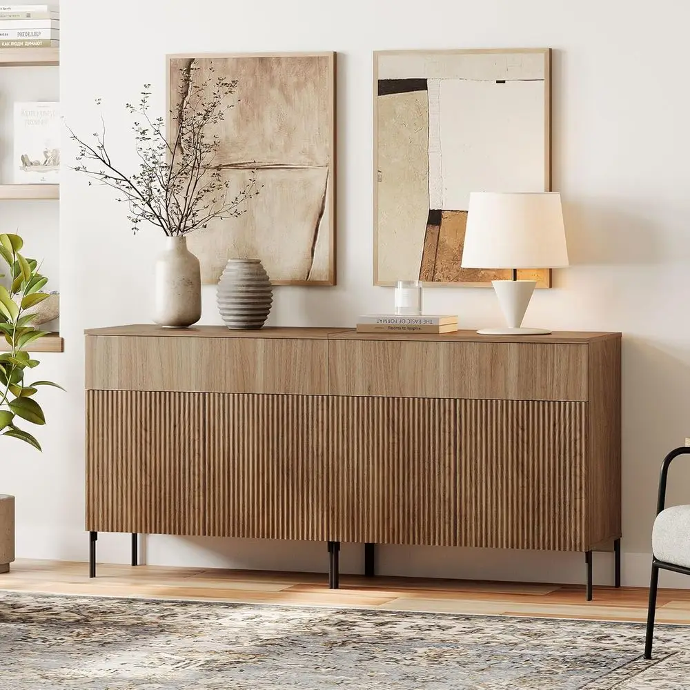 63" W Large Sideboard Buet Cabinet with Storage, 2 in 1 luted Sideboard Buet with 4 Do, Wooden Buet Table, Coee Bar Wine Bar Cab
63" W Large Sideboard Buet Cabinet with Storage, 2 in 1 luted Sideboard Buet with 4 Do, Wooden Buet Table, Coee Bar Wine Bar Cab