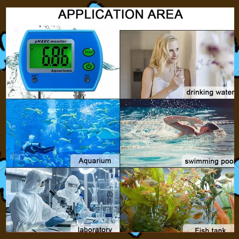 Promotion! Water Quality Analysis Instruments PH /EC Monitor Meter Acidometer PH Tester EU Plug
Promotion! Water Quality Analysis Instruments PH /EC Monitor Meter Acidometer PH Tester EU Plug