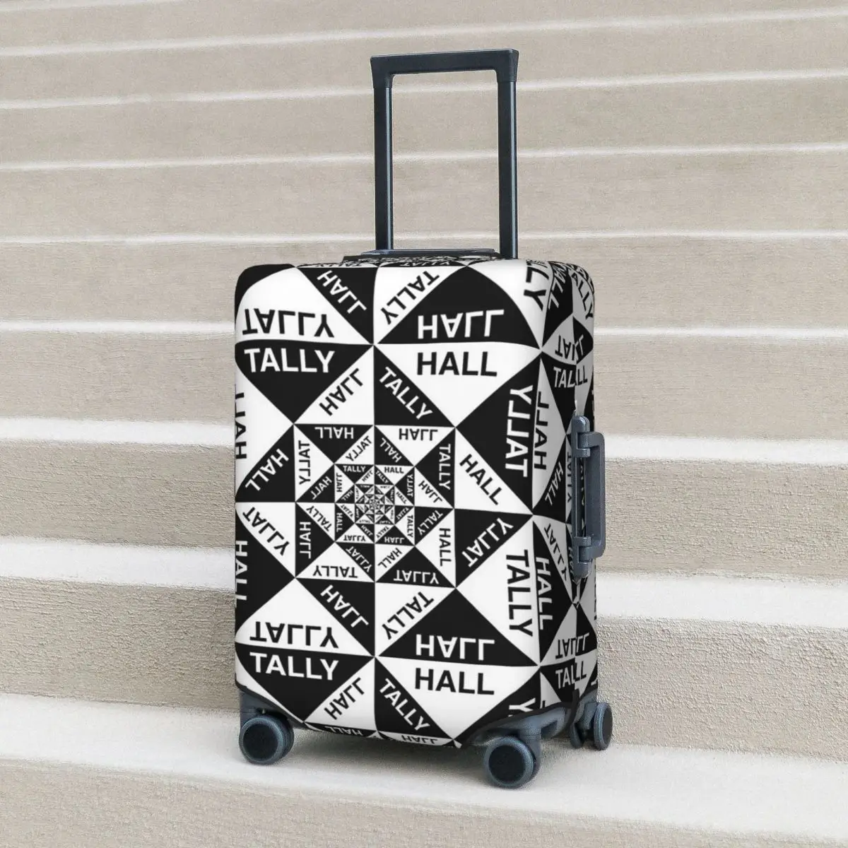 New 02 Tally Hall Band Logo Genre Indie Pop Suitcase Cover Protection Elastic Trip Luggage Protector Covers for 18-32 Inch
New 02 Tally Hall Band Logo Genre Indie Pop Suitcase Cover Protection Elastic Trip Luggage Protector Covers for 18-32 Inch