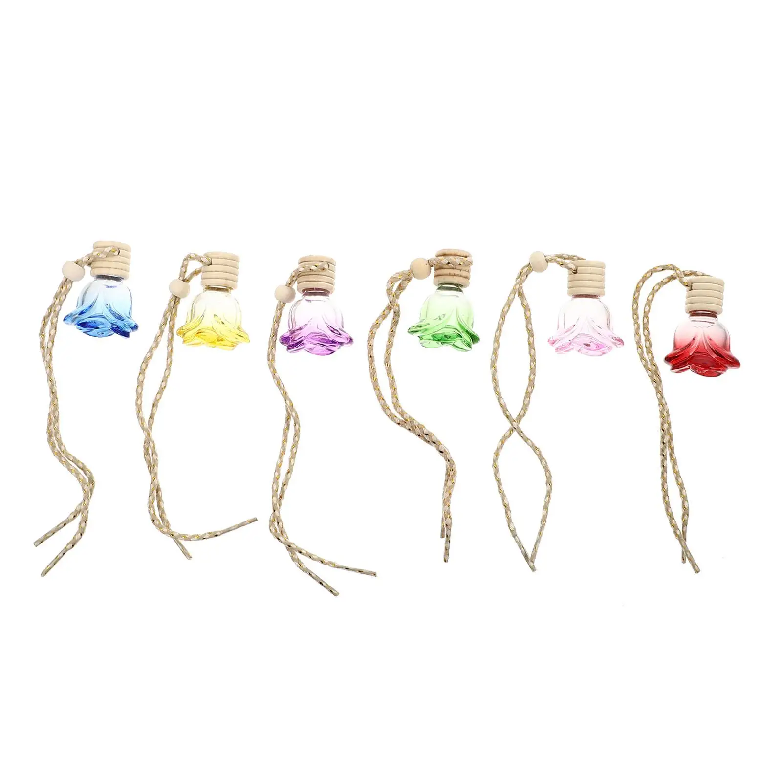 6 Pcs Aromatherapy Pendant Essential Oil Bottle Perfume Scent Glass Fragrance Diffuser Home Car Decoration Gift
6 Pcs Aromatherapy Pendant Essential Oil Bottle Perfume Scent Glass Fragrance Diffuser Home Car Decoration Gift