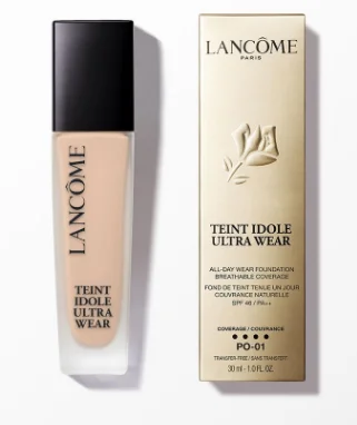 Lancome Teint Idole Ultra Wear Buildable Full Coverage Foundation Makeup #PO-01 (SPF 40), 30ml, Longwearing & Waterproof
Lancome Teint Idole Ultra Wear Buildable Full Coverage Foundation Makeup #PO-01 (SPF 40), 30ml, Longwearing & Waterproof