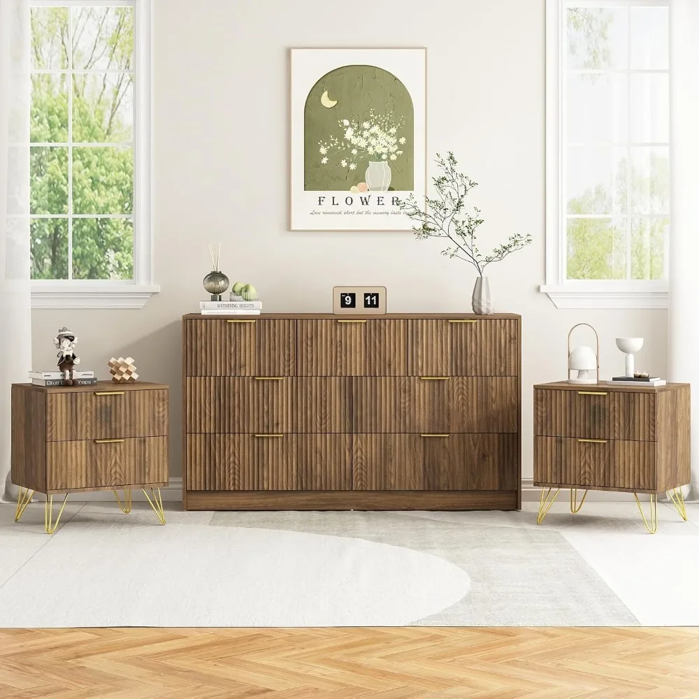 Детские мебельные гарнитуры в стиле середины века: комод с 7 ящиками и 2 прикроватные тумбочки с золотыми ручками, деревянный шкаф для хранения
Детские мебельные гарнитуры в стиле середины века: комод с 7 ящиками и 2 прикроватные тумбочки с золотыми ручками, деревянный шкаф для хранения