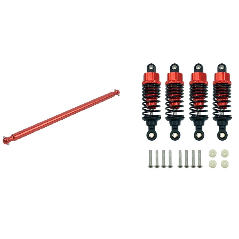 2 Set RC Car Part: 1 Pcs TT-02 Main Transmission Propeller Central Drive Shaft & 1 Set Shock Absorbers Damper Set
2 Set RC Car Part: 1 Pcs TT-02 Main Transmission Propeller Central Drive Shaft & 1 Set Shock Absorbers Damper Set