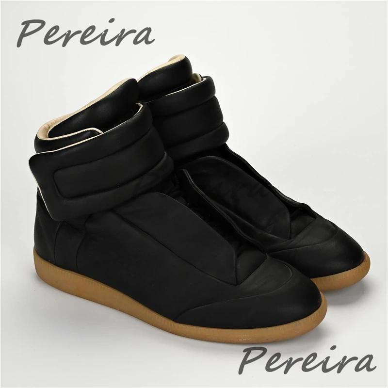 Trendy Men's Thick Soled High Top Boots Fashion Round Toe Genuine Leather Lace-Up Sports Shoes Comfort Couple Casual Sneakers
Trendy Men's Thick Soled High Top Boots Fashion Round Toe Genuine Leather Lace-Up Sports Shoes Comfort Couple Casual Sneakers