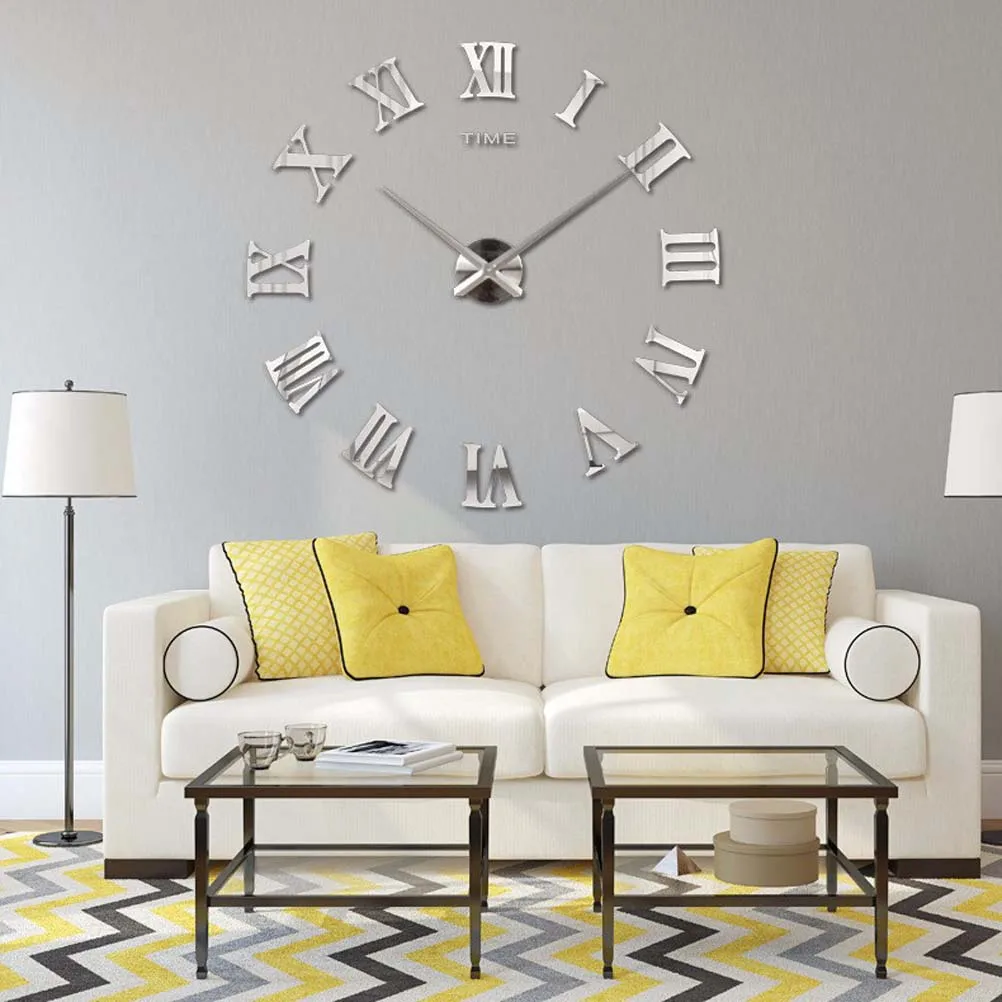 Acrylic Mirror Wall Clock Unique Design Decor Large Size Creative 3D Cartoon Digital Not Included Perfect
Acrylic Mirror Wall Clock Unique Design Decor Large Size Creative 3D Cartoon Digital Not Included Perfect