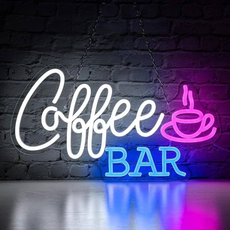 Coffee Bar Neon Sign LED Neon Light for Coffee Bar Decor USB Powered Led Signs for Coffee Shop Cafe Bar Aesthetic Art Lights
Coffee Bar Neon Sign LED Neon Light for Coffee Bar Decor USB Powered Led Signs for Coffee Shop Cafe Bar Aesthetic Art Lights
