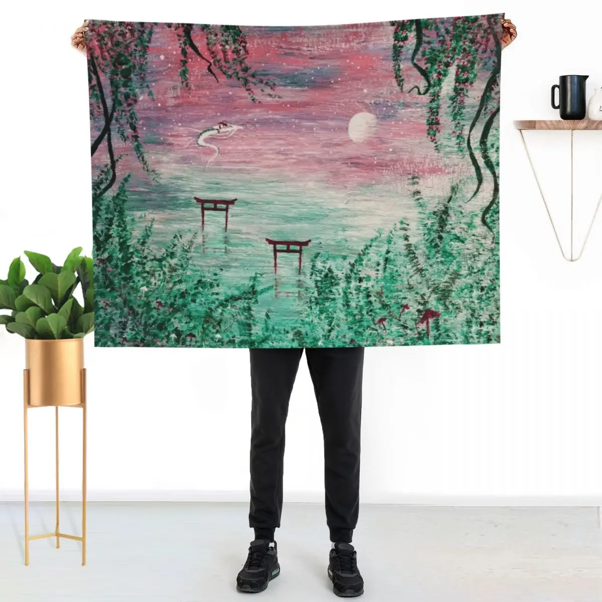 Haku Dragon River Spirit Throw Blanket Spring Fall Cozy Throw Blanket for Couch
Haku Dragon River Spirit Throw Blanket Spring Fall Cozy Throw Blanket for Couch