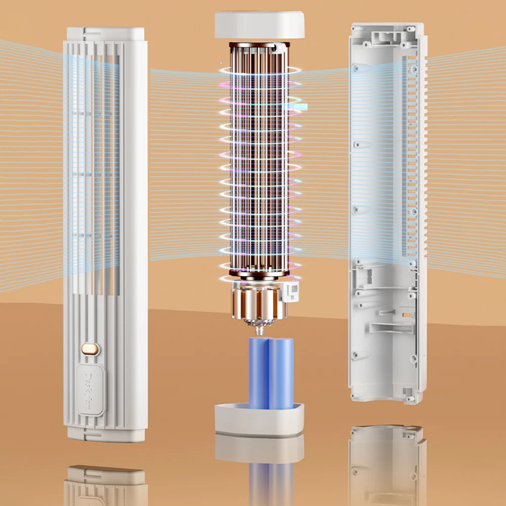 Portable Desk Fan Bladeless Tower Fan USB Rechargeable 1200mAh Electric Table Fan Portable Bladeless Fan for Living Room Bedroom
Portable Desk Fan Bladeless Tower Fan USB Rechargeable 1200mAh Electric Table Fan Portable Bladeless Fan for Living Room Bedroom