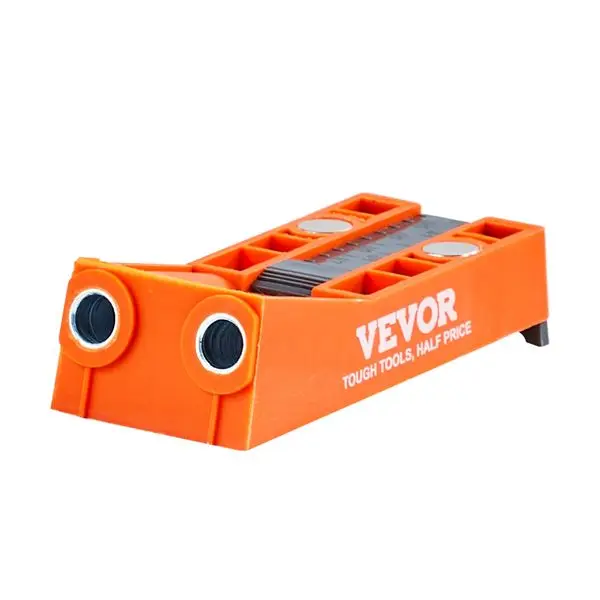 VEVOR Pocket Hole Jig, 56 Pcs Mini Jig Pocket Hole System with 9' C-clamp, Step Drill, Wrench, Square Drive Bit, Drill Stop Ring
VEVOR Pocket Hole Jig, 56 Pcs Mini Jig Pocket Hole System with 9' C-clamp, Step Drill, Wrench, Square Drive Bit, Drill Stop Ring