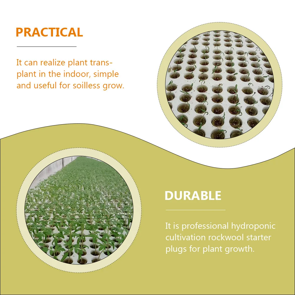 50Pcs Professional Hydroponic Plugs Soilless Growing Starter Cubes for Home and Factory Cultivation Superior Aeration
50Pcs Professional Hydroponic Plugs Soilless Growing Starter Cubes for Home and Factory Cultivation Superior Aeration