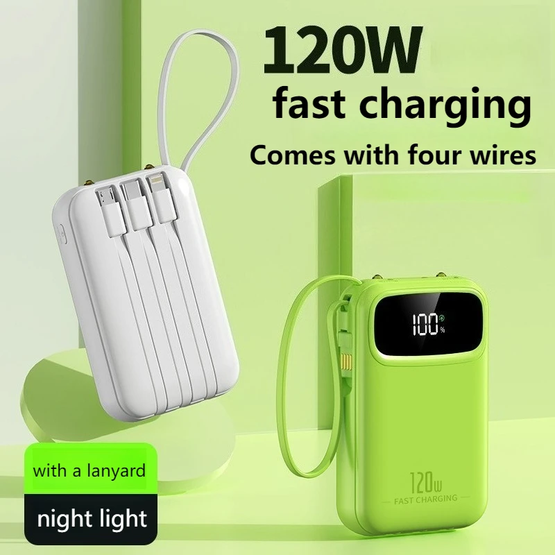 120 Вт, 10000 мАч, 20000 мАч, внешний аккумулятор, встроенный выдвижной кабель USB-C и Lightning для IPhone 16, Samsung S25, Xiaomi Poco
120 Вт, 10000 мАч, 20000 мАч, внешний аккумулятор, встроенный выдвижной кабель USB-C и Lightning для IPhone 16, Samsung S25, Xiaomi Poco