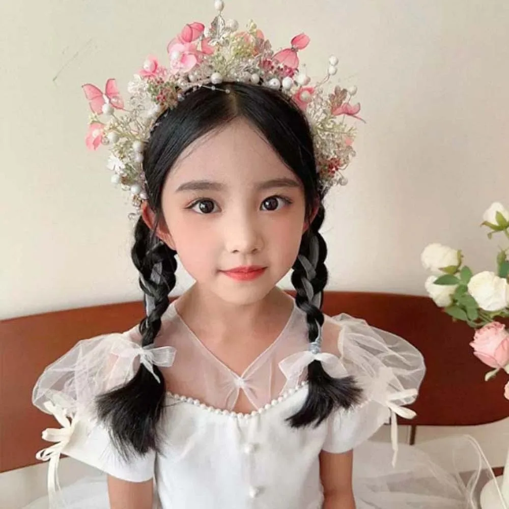 Bohemia Style Butterfly Fairy Hair Hoop Beads Simulation Flower Girls Garland Adjustable Silk Ribbon Wreath Headband Party
Bohemia Style Butterfly Fairy Hair Hoop Beads Simulation Flower Girls Garland Adjustable Silk Ribbon Wreath Headband Party