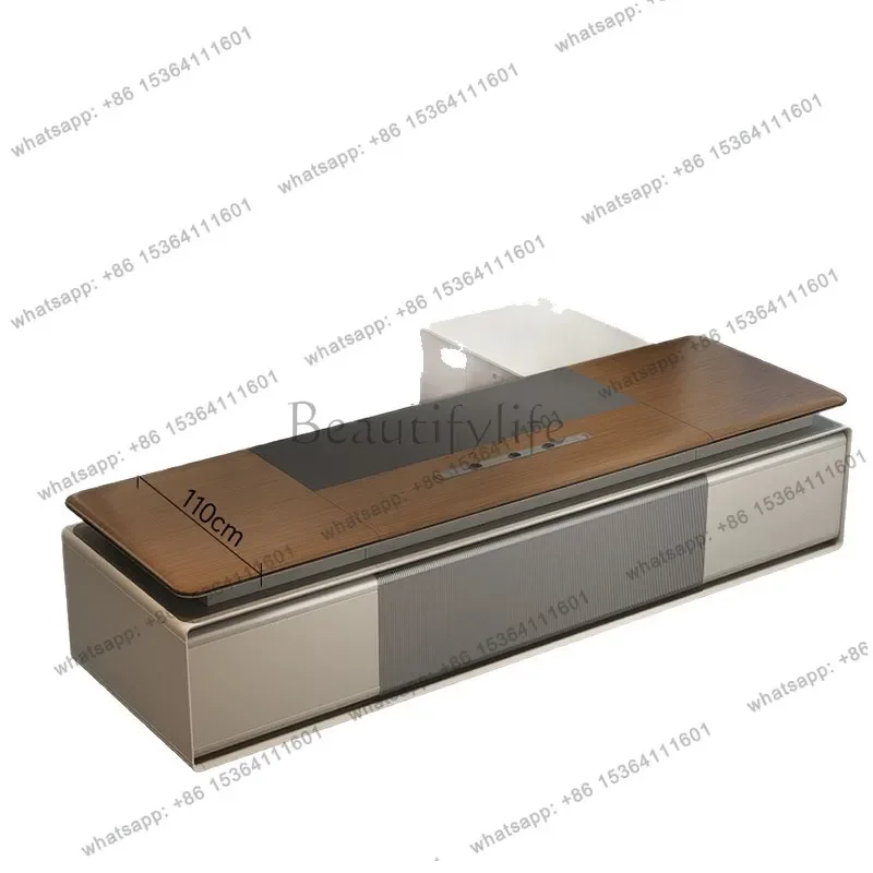 D36Office furniture, one-stop full set of office desks and chairs, modern simple boss table
D36Office furniture, one-stop full set of office desks and chairs, modern simple boss table