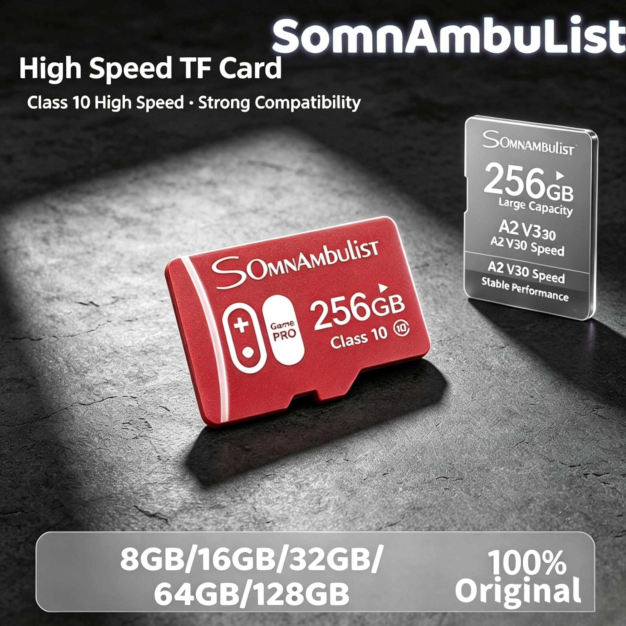 SomnAmbulist Class 10 Micro SD Card 32GB 64GB 128GB High Speed Real Capacity Memory Storage For Smartphone Camera
SomnAmbulist Class 10 Micro SD Card 32GB 64GB 128GB High Speed Real Capacity Memory Storage For Smartphone Camera