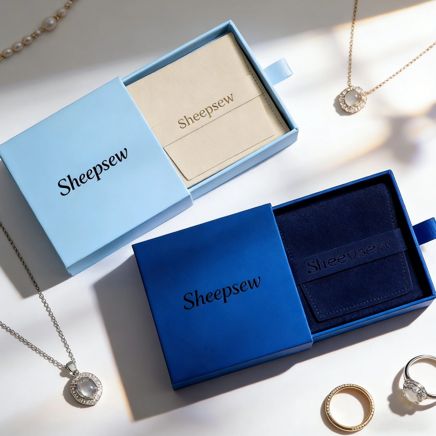 Jewelry Box And Bag Set 9x9cm Custom Logo Personalized Gift Wrapping Packaging
Jewelry Box And Bag Set 9x9cm Custom Logo Personalized Gift Wrapping Packaging