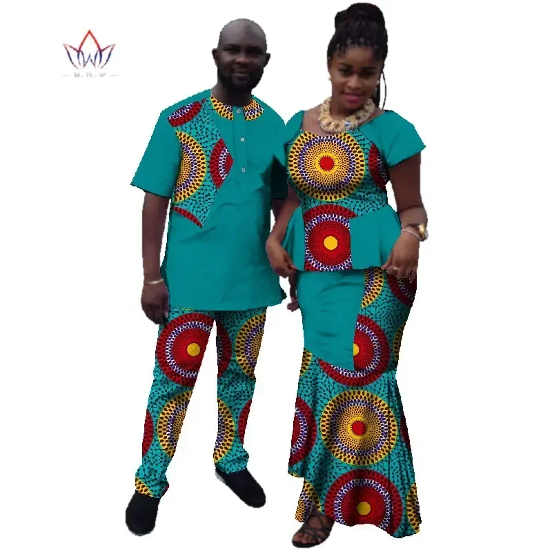 Summer Couple African Clothing Traditional African Clothing for Women Men Bazin Riche Dashiki Women Skirt Set Men's Suits WYQ10
Summer Couple African Clothing Traditional African Clothing for Women Men Bazin Riche Dashiki Women Skirt Set Men's Suits WYQ10