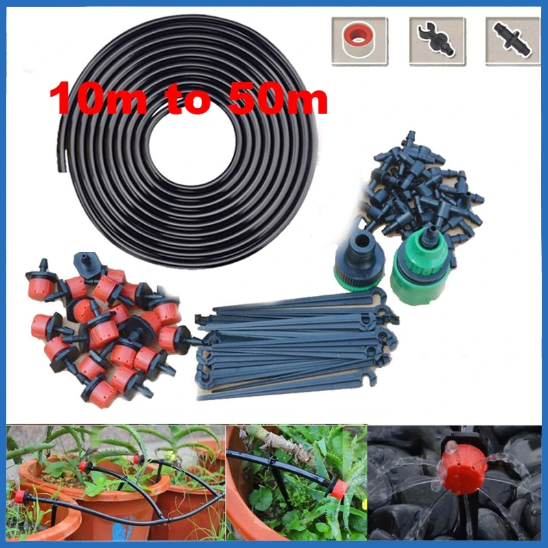 10-50 м DIY капельное орошение микроразбрызгиватели спрей 4/7 водяное охлаждение увлажняющий крем автоматический набор для полива садовые инструменты
10-50 м DIY капельное орошение микроразбрызгиватели спрей 4/7 водяное охлаждение увлажняющий крем автоматический набор для полива садовые инструменты