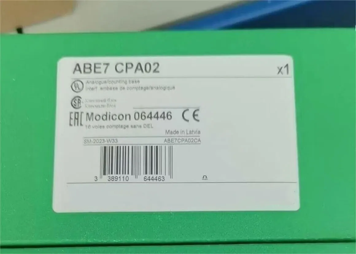 Brand New ABE7CPA02 ABE7H08R21 ABE7E16SPN22 ABE7H16C21 ABE7CPA412 ABE7CPA410 One Year Warranty
Brand New ABE7CPA02 ABE7H08R21 ABE7E16SPN22 ABE7H16C21 ABE7CPA412 ABE7CPA410 One Year Warranty