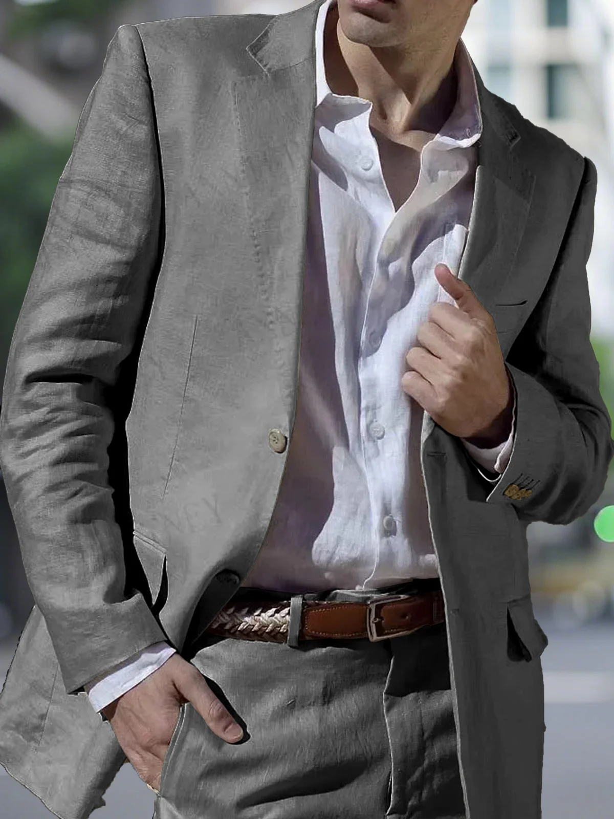 Casual Summer Linen Suit for Men Slim Fit Blazers with Pants High Quality Terno Masculino Completo Man 2 Piece Outfit Dress Set
Casual Summer Linen Suit for Men Slim Fit Blazers with Pants High Quality Terno Masculino Completo Man 2 Piece Outfit Dress Set