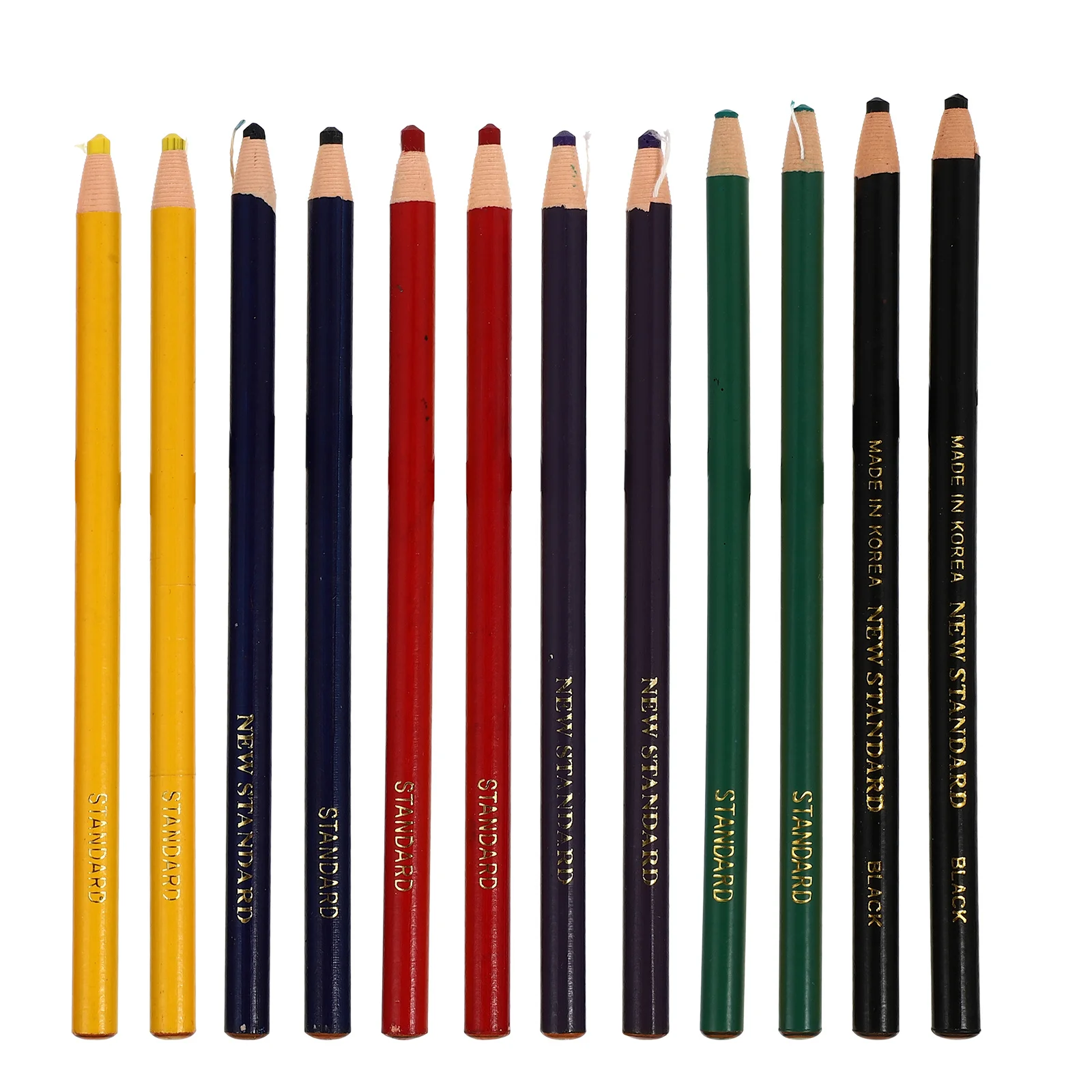 12 Pcs Pull Crayons Sewing Multi-purpose Glass Marking Pens Pencils Markers Bamboo Clothing for Professional Tailors Practical
12 Pcs Pull Crayons Sewing Multi-purpose Glass Marking Pens Pencils Markers Bamboo Clothing for Professional Tailors Practical