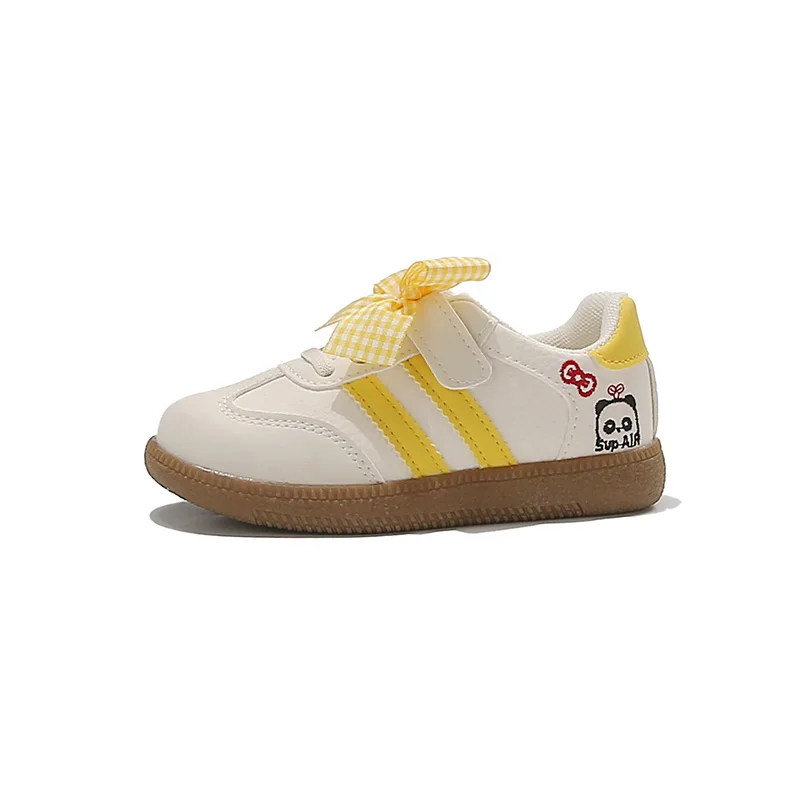 2026 New Autumn Kids Leather Panel Sneakers Soft Sole Anti-Slip Casual Shoes for Baby Girls Fashion Cute Bow-tie Design Shoes
2026 New Autumn Kids Leather Panel Sneakers Soft Sole Anti-Slip Casual Shoes for Baby Girls Fashion Cute Bow-tie Design Shoes