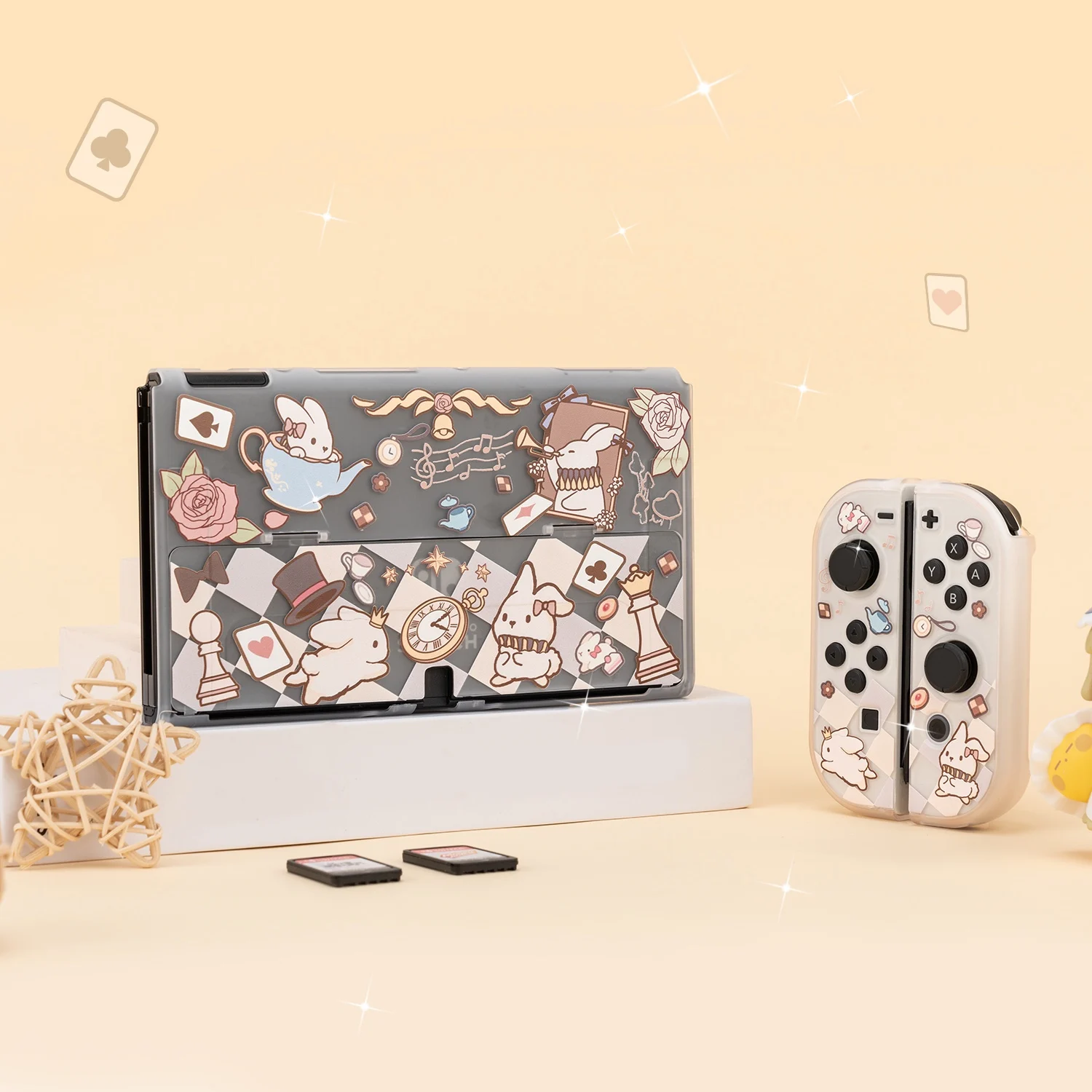 Bunny Theme Transparent Protective Case for Nintendo Switch / OLED / Lite / Switch 2 - Frosted Detachable Hard Shell
Bunny Theme Transparent Protective Case for Nintendo Switch / OLED / Lite / Switch 2 - Frosted Detachable Hard Shell