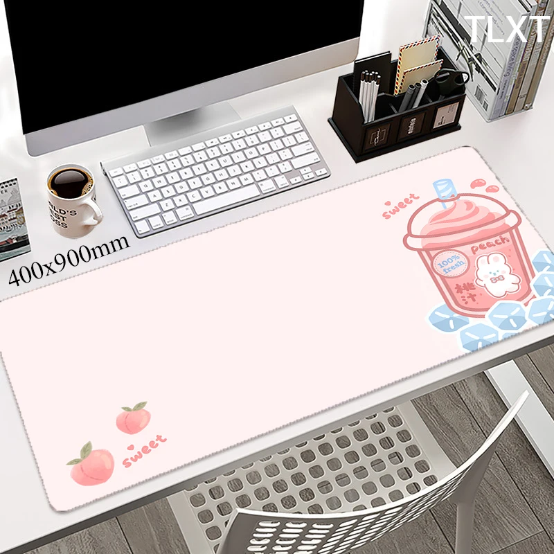 Mouse Pad Large Pink Mousepad XXXL Mouse Mats 31.4x11.8in Rubber Cute Milktea Desk Pad Design Desk Mat Table Rug Mausepad
Mouse Pad Large Pink Mousepad XXXL Mouse Mats 31.4x11.8in Rubber Cute Milktea Desk Pad Design Desk Mat Table Rug Mausepad