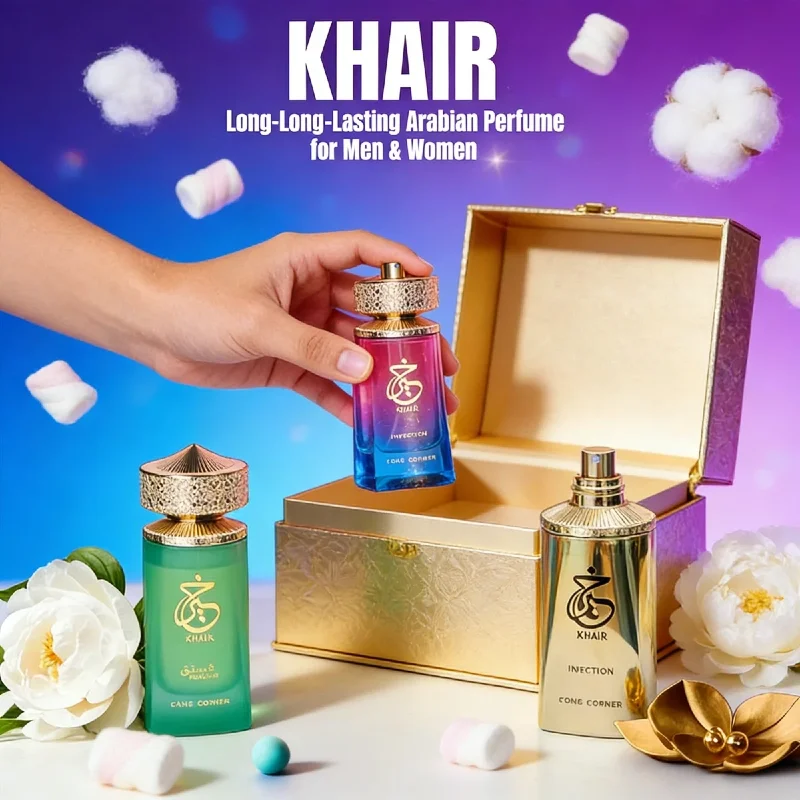 Khair Confection Paris Corner Eau De Parfum 3.4 Oz - Sweet Candy Scent for Men & Women with Elegant Packaging Ideal Holiday Gift
Khair Confection Paris Corner Eau De Parfum 3.4 Oz - Sweet Candy Scent for Men & Women with Elegant Packaging Ideal Holiday Gift