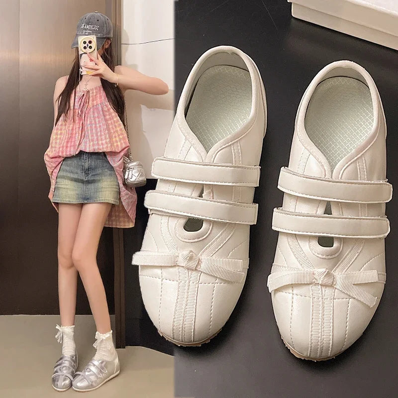 Women's Flat Shoes Round Toe Hook & Loop Solid Bow Women's Mary Jane Shoes Dress Leisure 2025 Spring Autumn Zapatillas De Mujer
Women's Flat Shoes Round Toe Hook & Loop Solid Bow Women's Mary Jane Shoes Dress Leisure 2025 Spring Autumn Zapatillas De Mujer