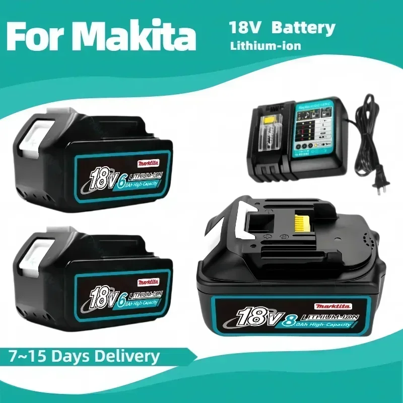 100% Original 12.0Ah 18V Rechargeable Battery For Makita 18v battery BL1860 BL1850b BL1840 BL1830b Replaceable Li-ion battery
100% Original 12.0Ah 18V Rechargeable Battery For Makita 18v battery BL1860 BL1850b BL1840 BL1830b Replaceable Li-ion battery