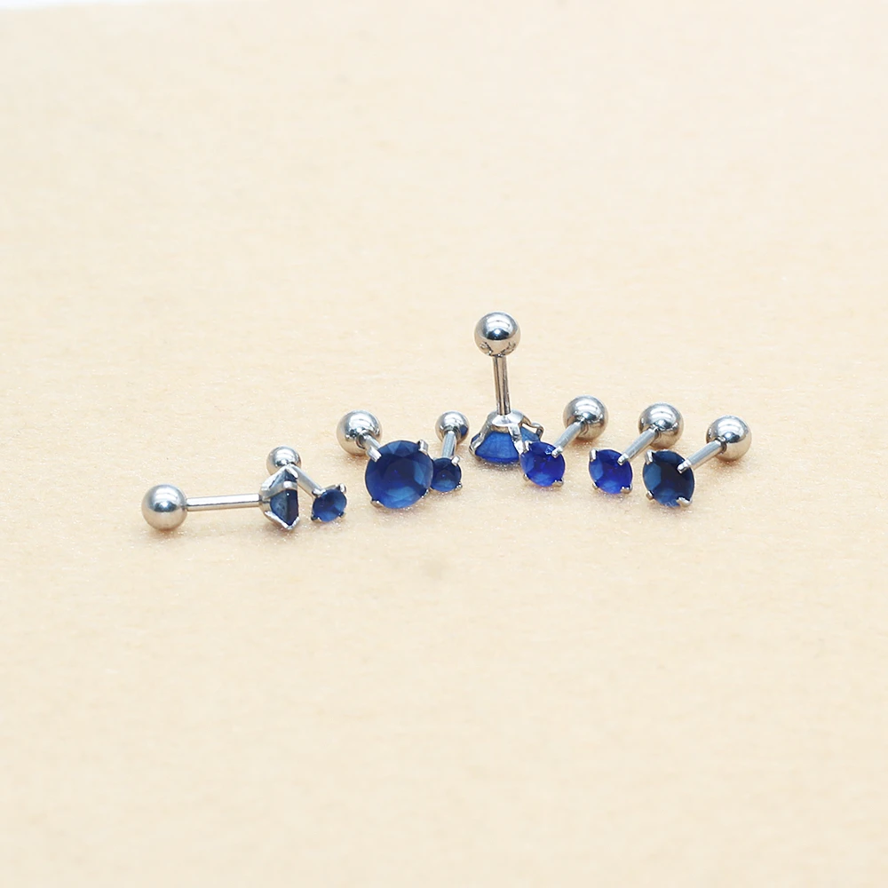 Viral 2025 Stainless Steel Vintage Blue Round Glass Earring Posts 1.2*6mm Hypoallergenic Fashion Jewelry for Sensitive Ears
Viral 2025 Stainless Steel Vintage Blue Round Glass Earring Posts 1.2*6mm Hypoallergenic Fashion Jewelry for Sensitive Ears