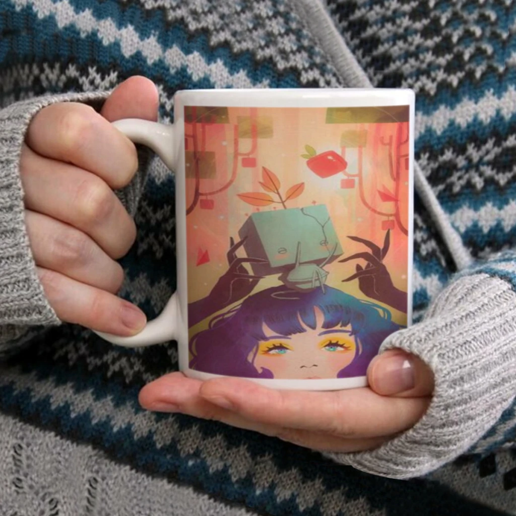 Gris Game Canvas Painting Gray Video Game Mug 11oz Black Ceramic Coffee Mug Friends Birthday Gift Mug
Gris Game Canvas Painting Gray Video Game Mug 11oz Black Ceramic Coffee Mug Friends Birthday Gift Mug