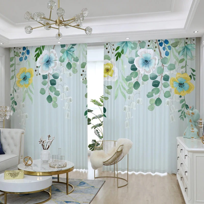 2Panel Green Wicker Curtain Spring Green Leaf Voile Tulle Curtain for Bedroom Balcony Window Curtain Sheer Cortinas Rod Pocket
2Panel Green Wicker Curtain Spring Green Leaf Voile Tulle Curtain for Bedroom Balcony Window Curtain Sheer Cortinas Rod Pocket