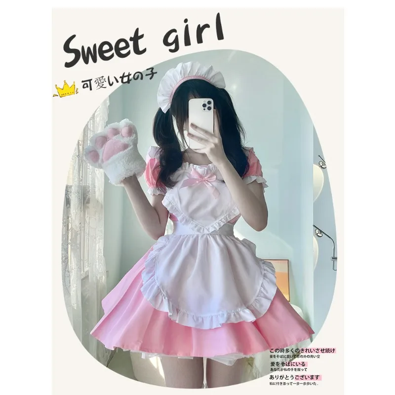 Japanese Maid Lolita Dress, Retro Soft Aesthetic Outfit, Anime Halloween Full Set Costume for Daily Street Party & Cosplay
Japanese Maid Lolita Dress, Retro Soft Aesthetic Outfit, Anime Halloween Full Set Costume for Daily Street Party & Cosplay