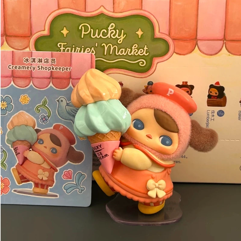 Pop Mart Pucky Fairies Market Series: Коллекционная фигурка-сюрприз в закрытой коробке, модная игрушка, мультяшный персонаж, декор для дома, подарок на день рождения, милая модель
Pop Mart Pucky Fairies Market Series: Коллекционная фигурка-сюрприз в закрытой коробке, модная игрушка, мультяшный персонаж, декор для дома, подарок на день рождения, милая модель