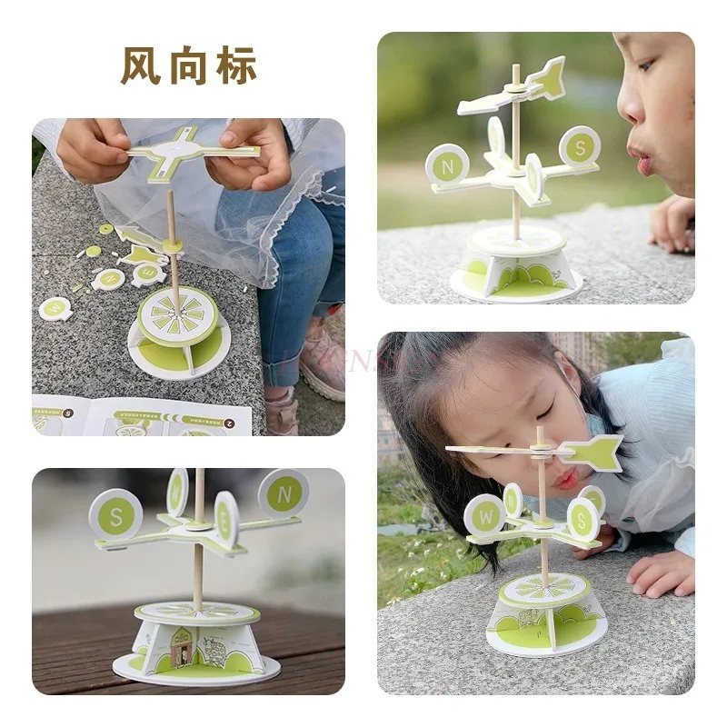 1set student science experiments, DIY handmade assembly,Wind vane technology, science and education toys,
1set student science experiments, DIY handmade assembly,Wind vane technology, science and education toys,