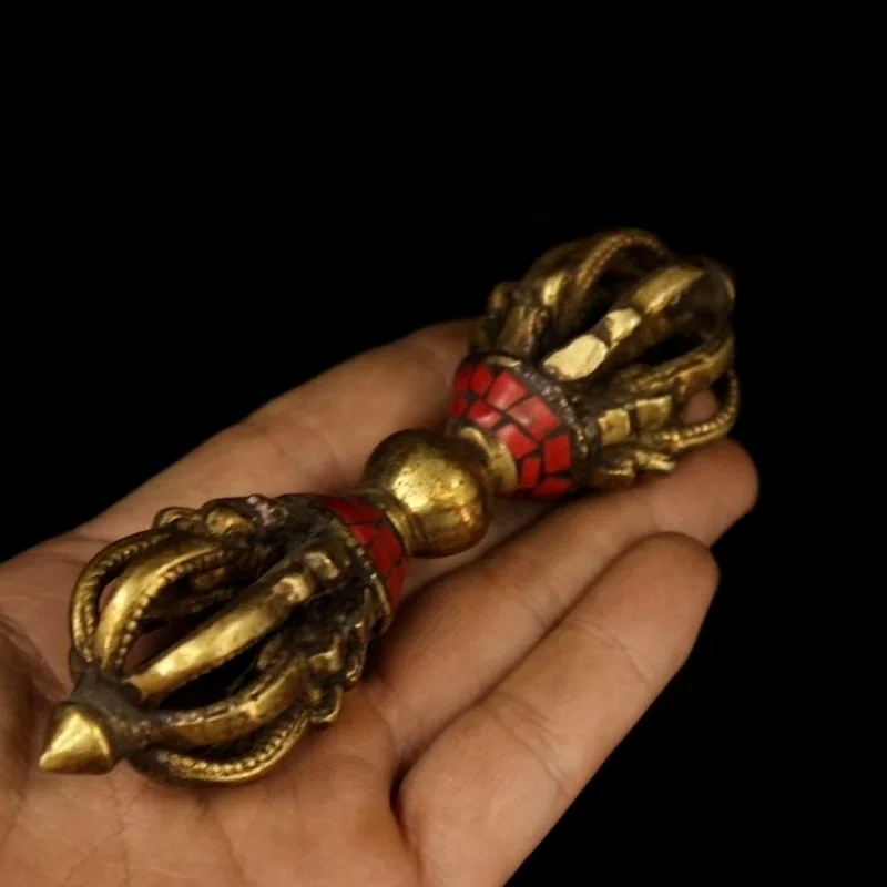 Tibetan Buddhist Copper Dorje Phurba Pestle Vajra Talismans Buddhist Ritual 12cm
Tibetan Buddhist Copper Dorje Phurba Pestle Vajra Talismans Buddhist Ritual 12cm