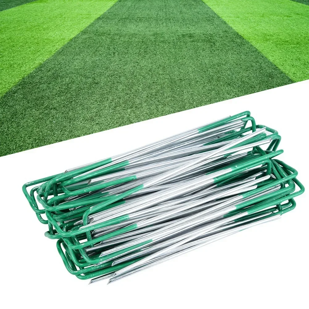 100pcs Half Green Artificial Grass Turf U Pins Metal Galvanised Pegs Staples Weed
100pcs Half Green Artificial Grass Turf U Pins Metal Galvanised Pegs Staples Weed