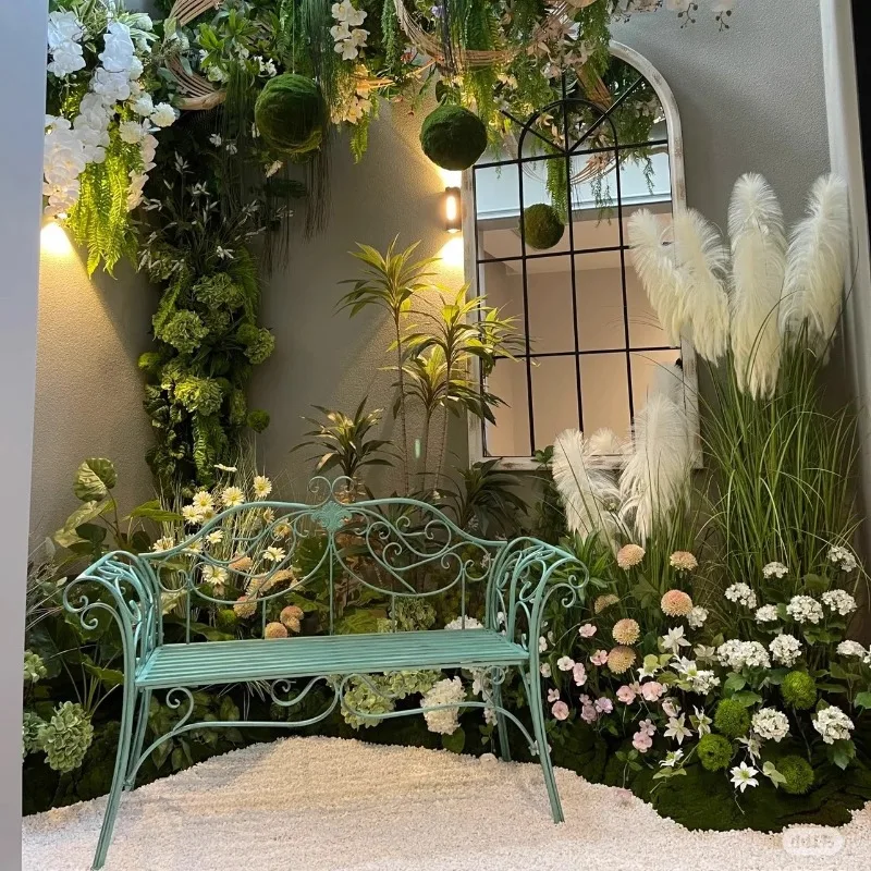 Garden wrought iron table and chair open-air European balcony bench sofa chair back double chair outdoor courtyard park bench
Garden wrought iron table and chair open-air European balcony bench sofa chair back double chair outdoor courtyard park bench