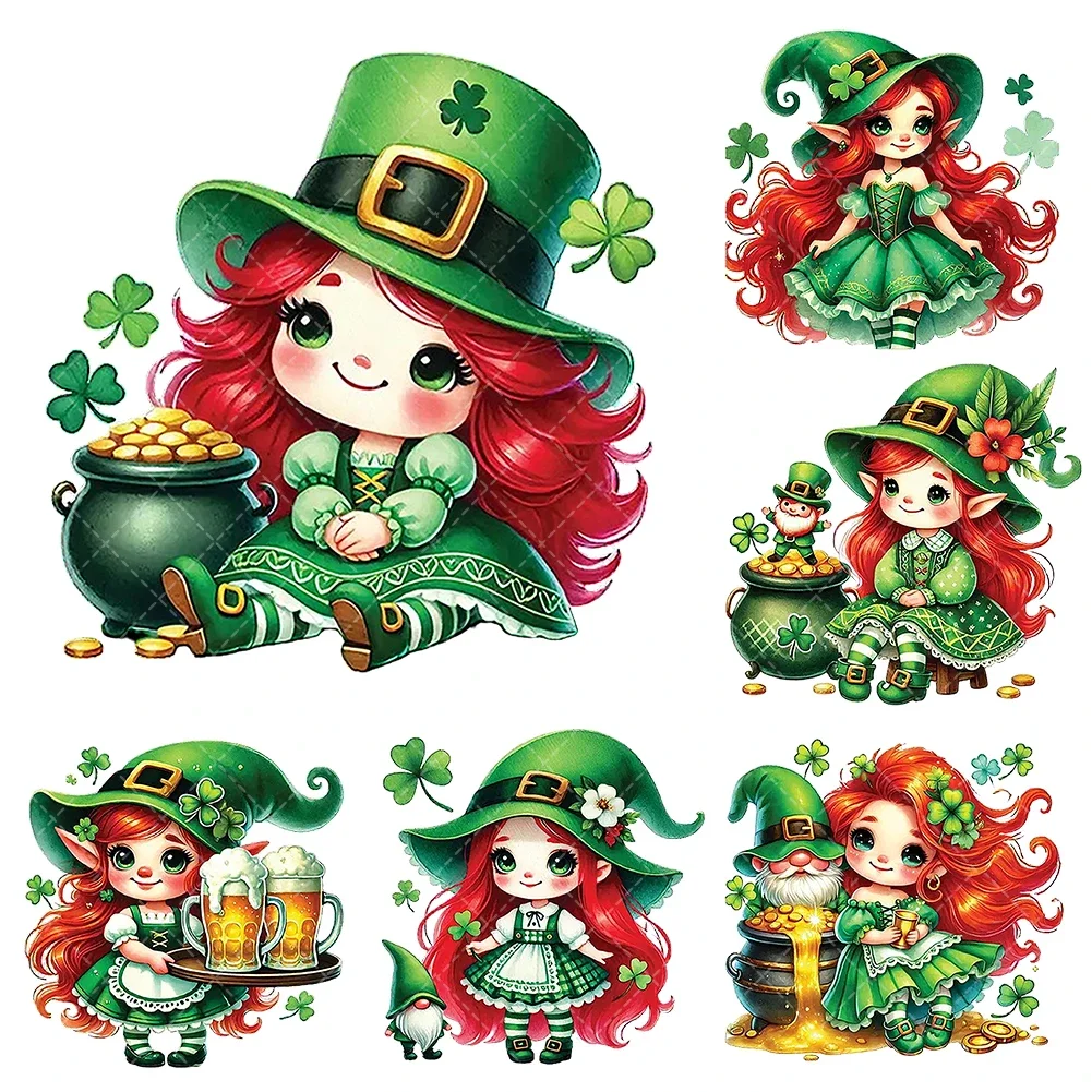 St Patrick Pretty Girl 15cm/20cm Heat Transfer Stickers Iron On Clothes DTF Print Vinyl Thermal Appliques Washable T-Shirt Decal
St Patrick Pretty Girl 15cm/20cm Heat Transfer Stickers Iron On Clothes DTF Print Vinyl Thermal Appliques Washable T-Shirt Decal