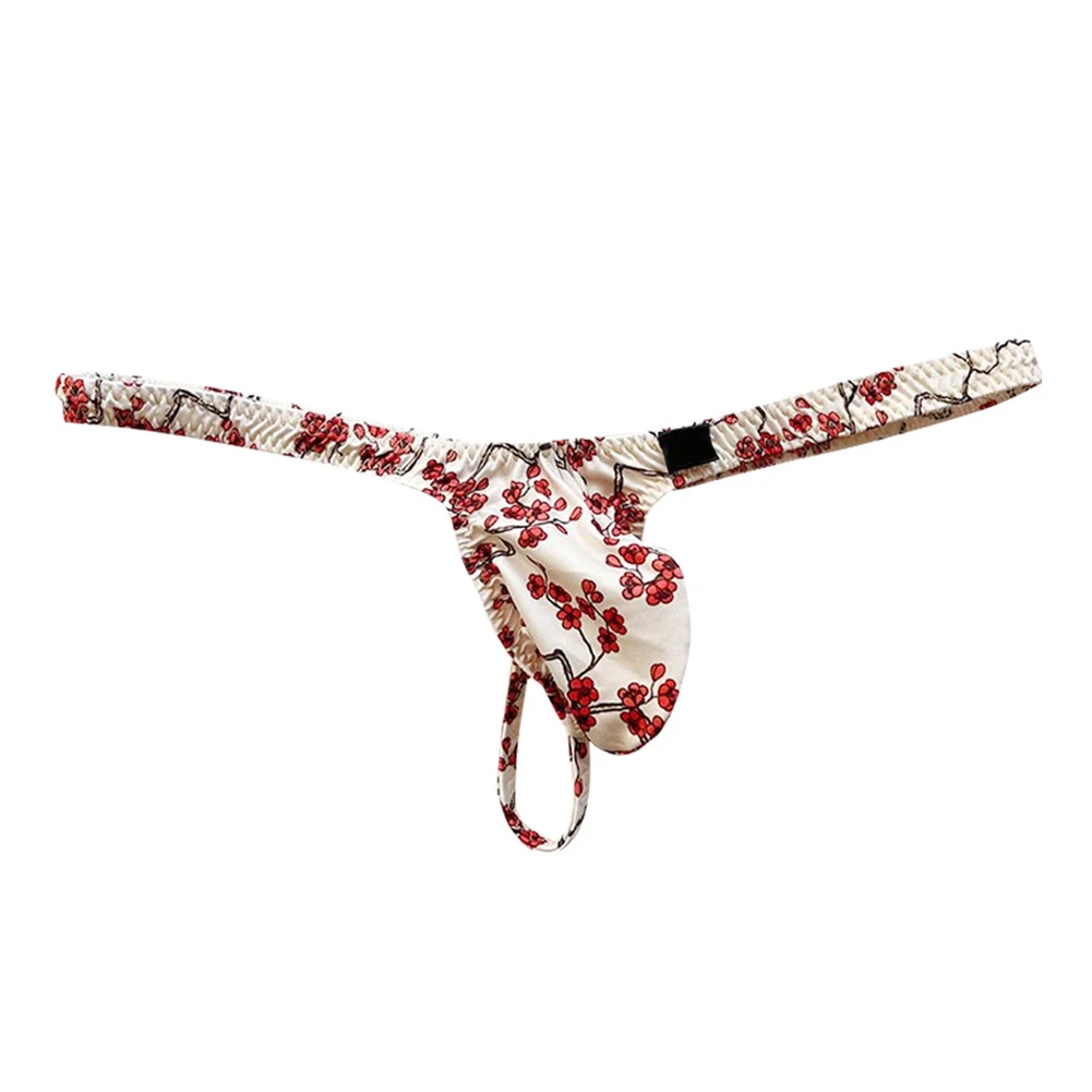 Mens Sexy Sissy High-Elastic Ice Silk Printed Jockstrap Pouch Underwear G String Thongs Briefs Nylon Panties T-Back Male Thongs
Mens Sexy Sissy High-Elastic Ice Silk Printed Jockstrap Pouch Underwear G String Thongs Briefs Nylon Panties T-Back Male Thongs