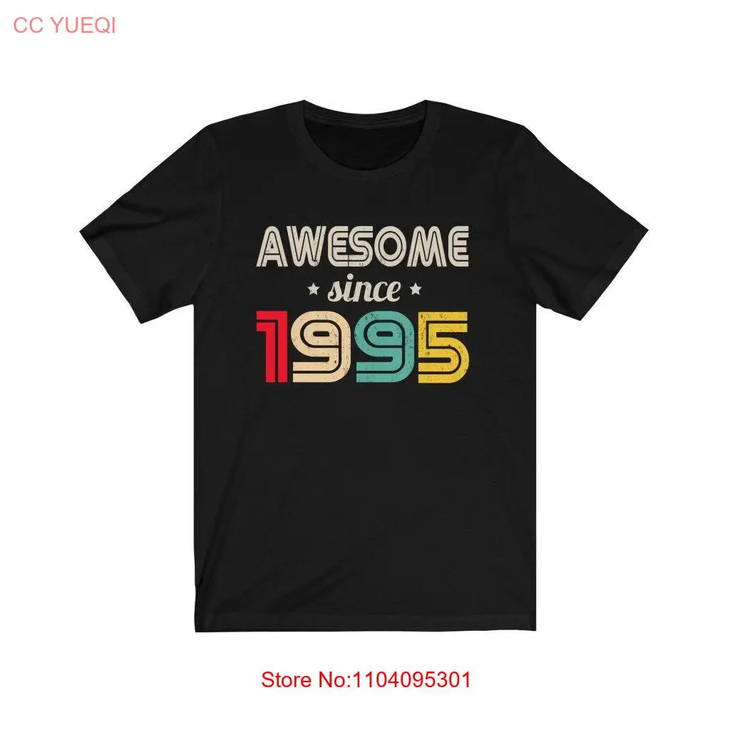 Awesome Since 1995 Jersey T Shirt 25th Birthday For Her Him Idea long or short sleeves
Awesome Since 1995 Jersey T Shirt 25th Birthday For Her Him Idea long or short sleeves