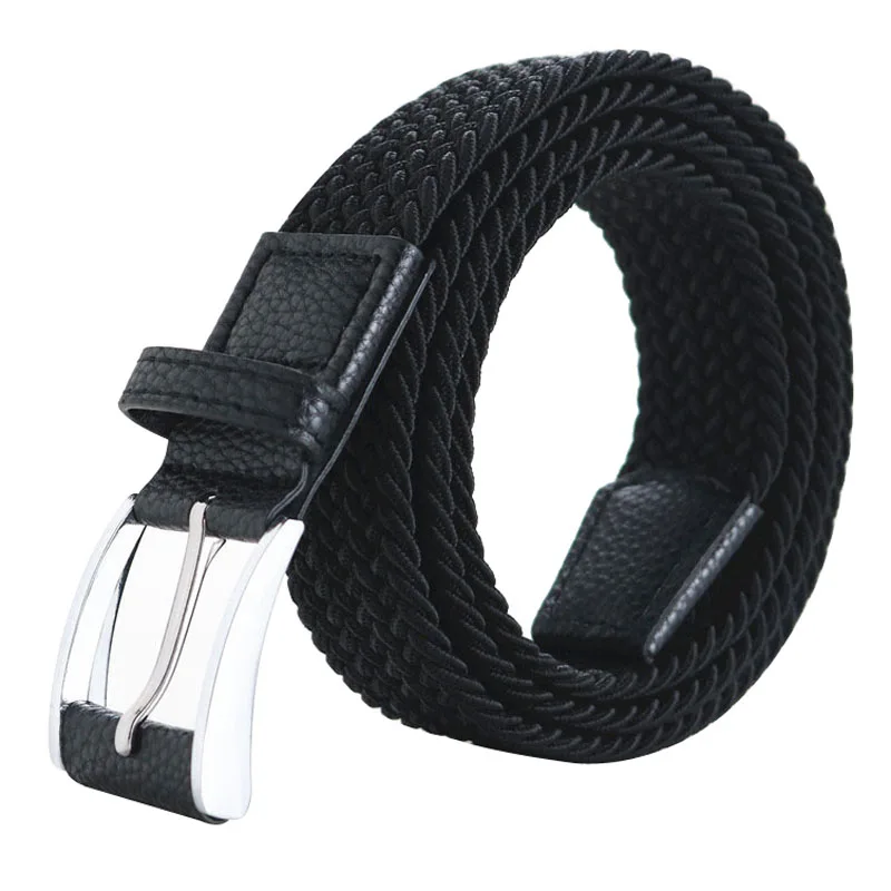 New Unisex Weave Belt Quality Trend Alloy Pin Buckle Men Belt Casual Elasticity No Punching Canvas Belt
New Unisex Weave Belt Quality Trend Alloy Pin Buckle Men Belt Casual Elasticity No Punching Canvas Belt