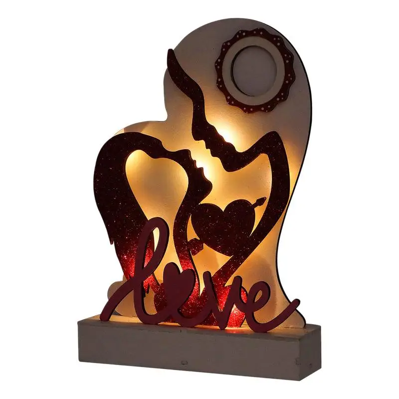 Valentine's Day Decoration LED Lights Love Wooden Ornaments Romantic Valentine's Day Gifts Home Crafts Night Lights table lamps
Valentine's Day Decoration LED Lights Love Wooden Ornaments Romantic Valentine's Day Gifts Home Crafts Night Lights table lamps