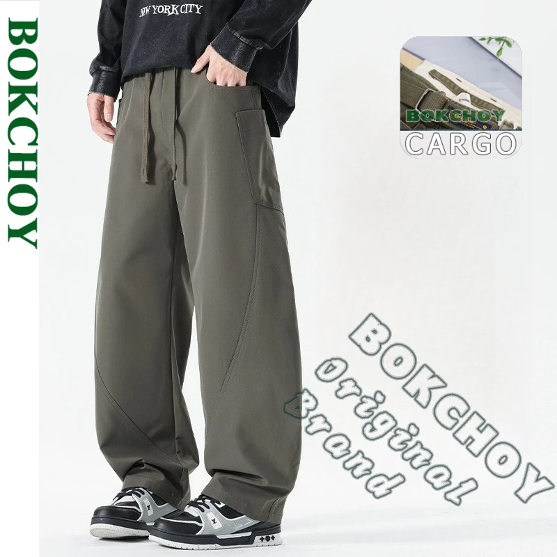 2025 Autumn New Cargo Casual Soft Wide Leg Pants for Men Clothing Loose Drawstring Big Pocket Male Trousers ZG2575
2025 Autumn New Cargo Casual Soft Wide Leg Pants for Men Clothing Loose Drawstring Big Pocket Male Trousers ZG2575