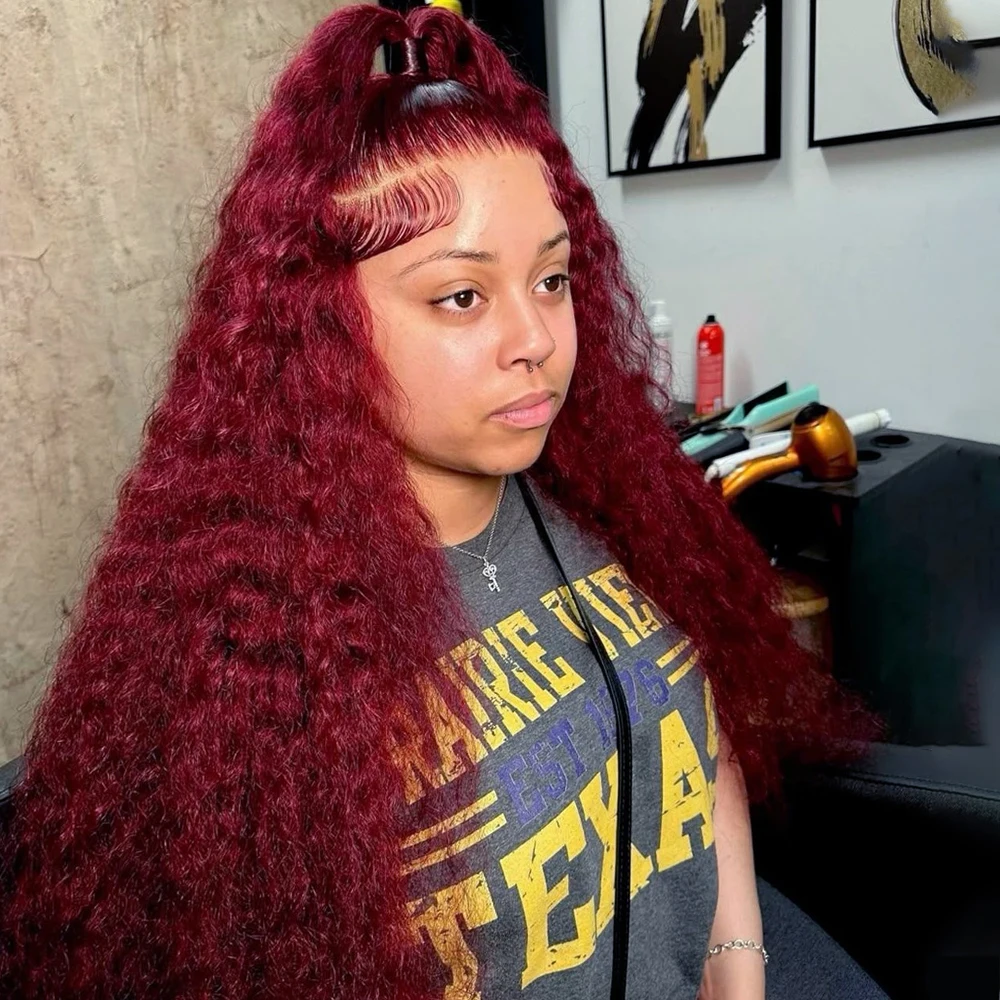 36-дюймовые 13x4 Глубокие Волны HD Парики Фронта Шнурка 99J Бордовые Вьющиеся 4x4 Парики Фронта Шнурка Красного Цвета Глубокие Волны Парики Человеческих Волос
36-дюймовые 13x4 Глубокие Волны HD Парики Фронта Шнурка 99J Бордовые Вьющиеся 4x4 Парики Фронта Шнурка Красного Цвета Глубокие Волны Парики Человеческих Волос