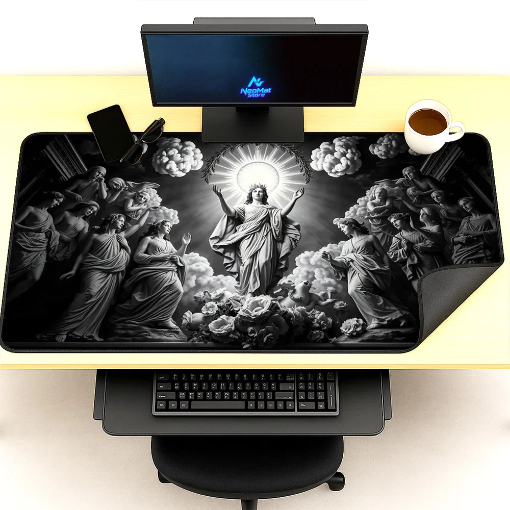 Jesus Mousepad Big Gaming Mouse Pad Faith 120x60 Office Gamer Rug Non-slip Pad Black Office Carpet Computer Mat Desk Decoration
Jesus Mousepad Big Gaming Mouse Pad Faith 120x60 Office Gamer Rug Non-slip Pad Black Office Carpet Computer Mat Desk Decoration