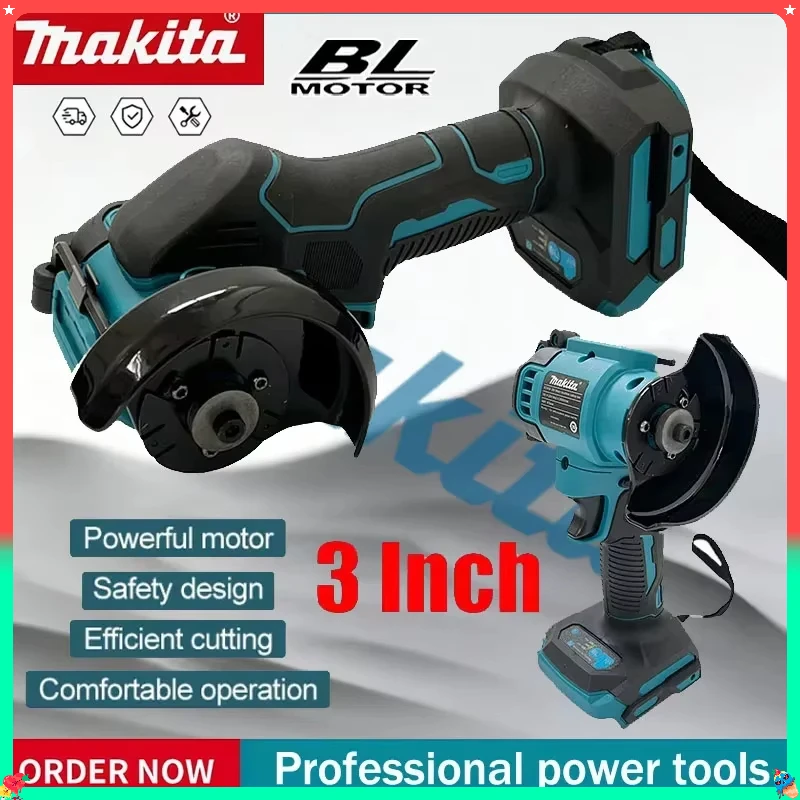 Makita New 3 Inch Mini Angle Grinder Cordless 3 Inch Electirc CUT OFF Tool Cutting Circular Saw Power Tool 20V Battery
Makita New 3 Inch Mini Angle Grinder Cordless 3 Inch Electirc CUT OFF Tool Cutting Circular Saw Power Tool 20V Battery